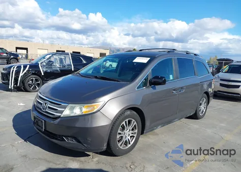 2013 Honda Odyssey Ex-L from USA, damaged, VIN 5FNRL5H63DB026961